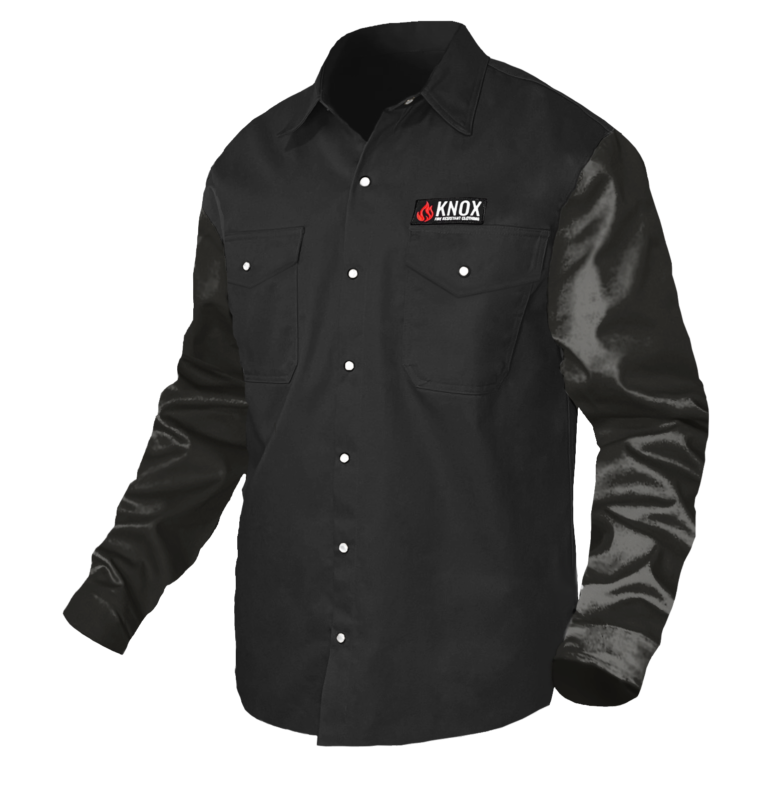 The Johnny Cash Edition Hybrid Leather Sleeves FR Peal Snaps Shirt – Knox  Incorporated