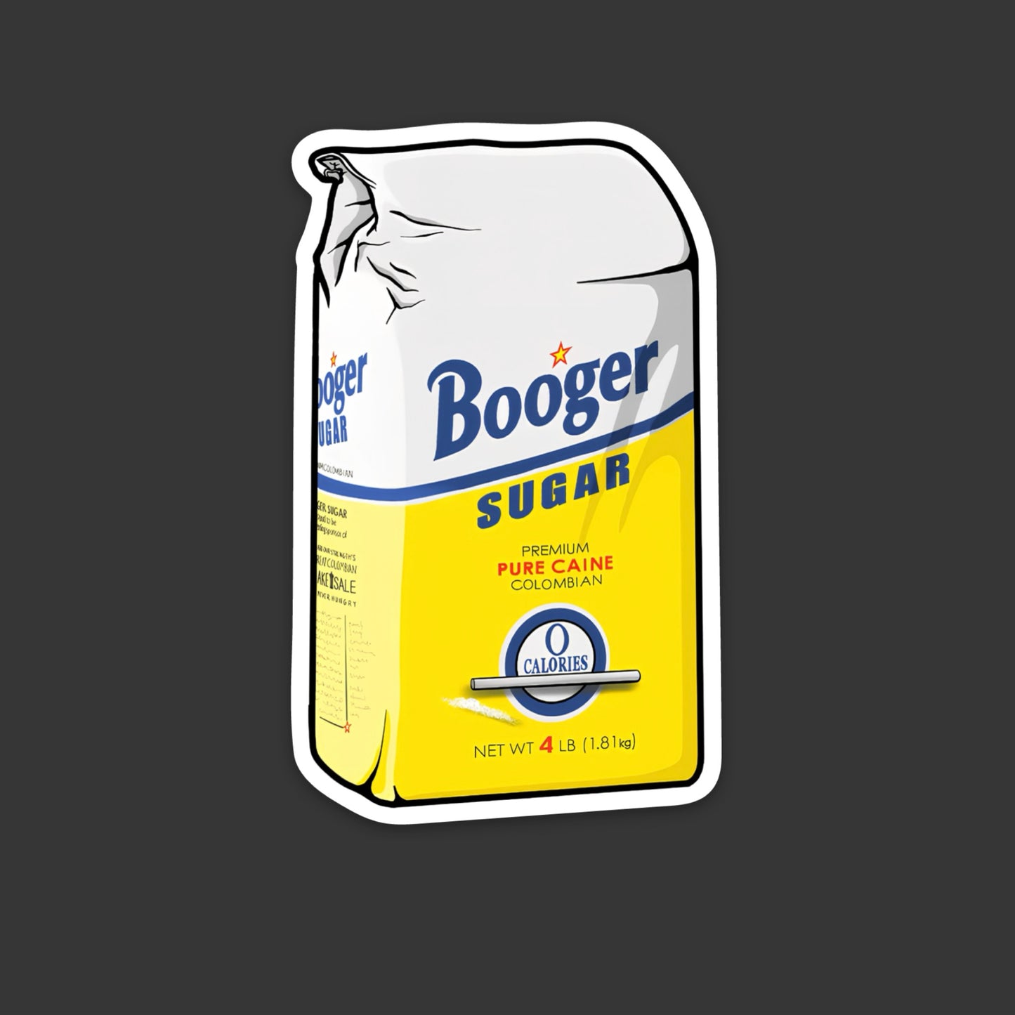 Booger Sugar Hardhat Sticker - Knox