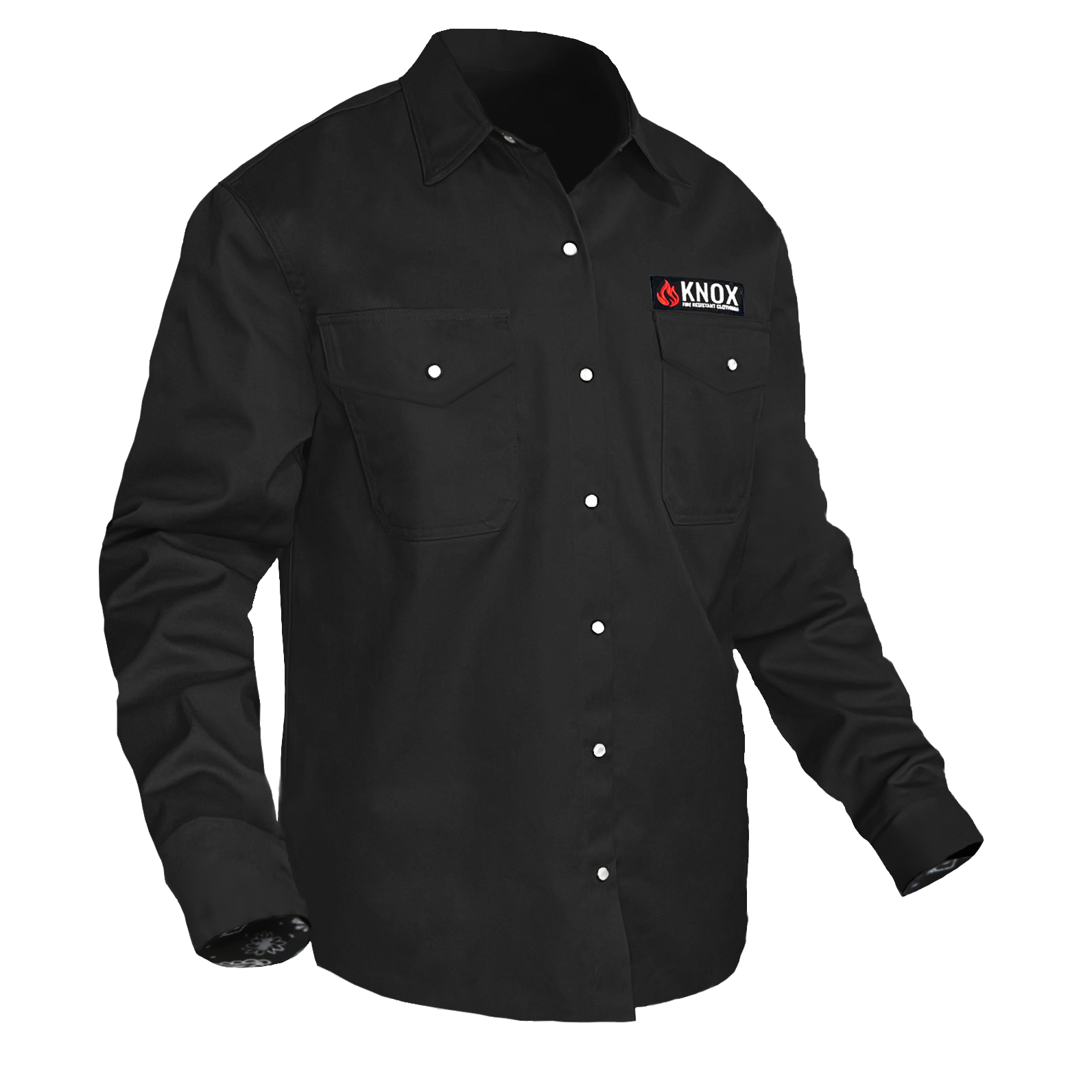 The Black Pearl Edition FR Shirt With Pearl Snap Buttons – Knox