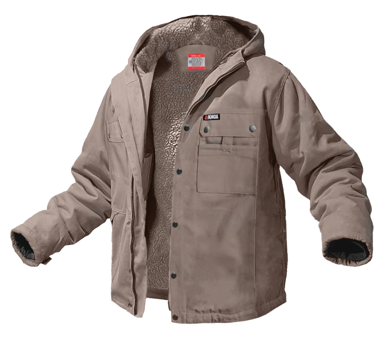 Knox Heavy-Duty FR Sherpa Lined Jacket (Tan)