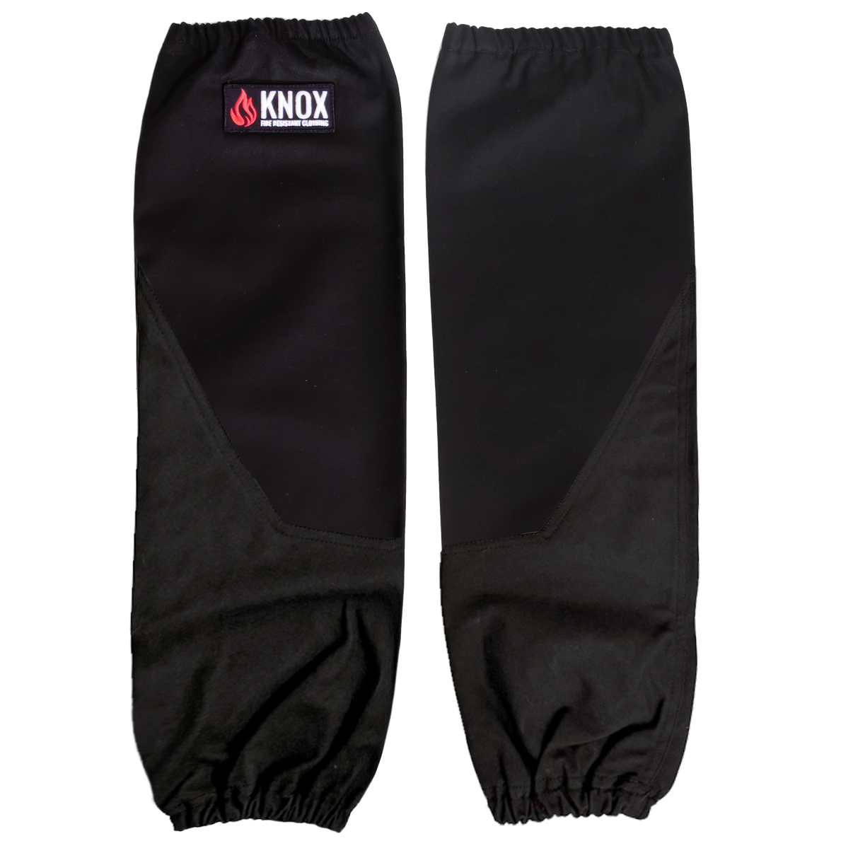 Knox Split Leather FR Welding Sleeves (Black)