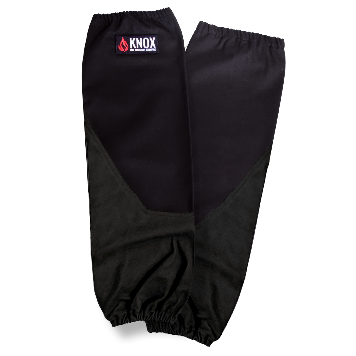 Knox Split Leather FR Welding Sleeves (Black)