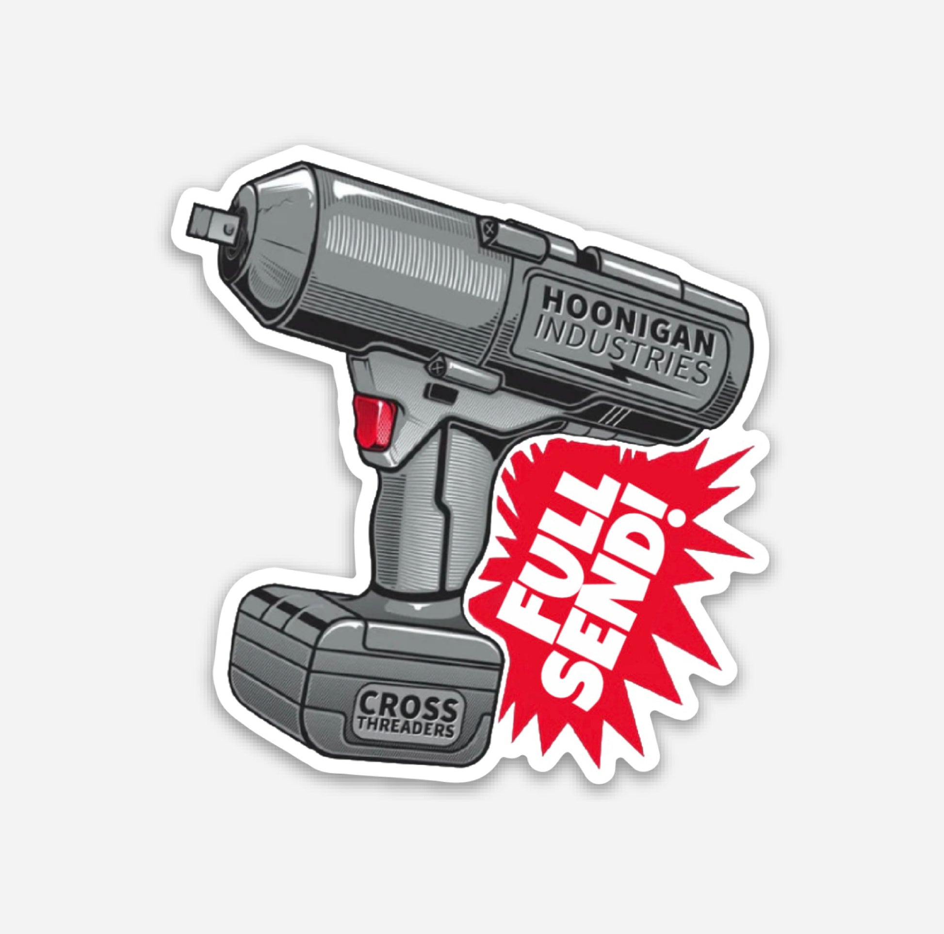 Full Send Hardhat - Full Send Hardhat Stickers | Knox