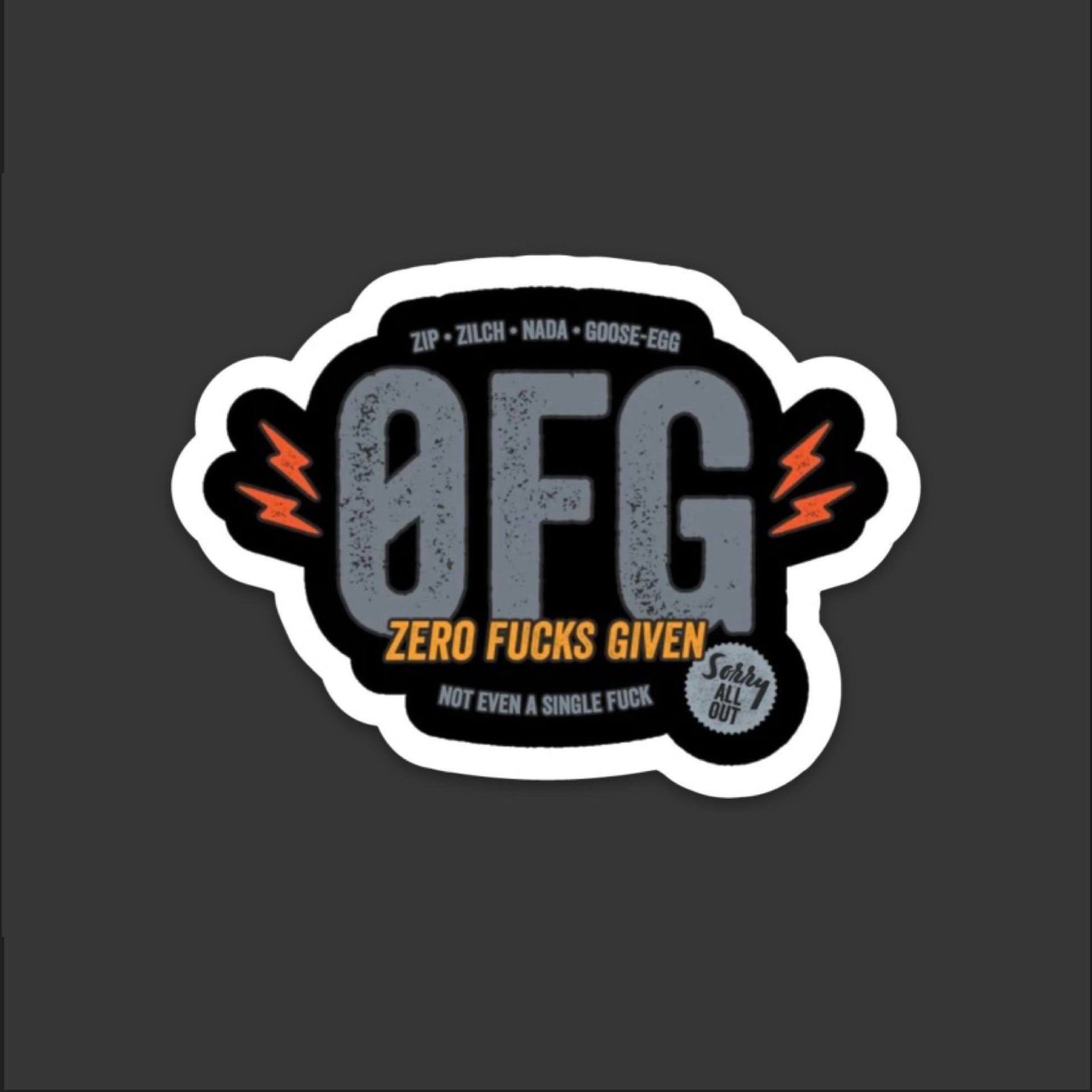 Hard Hat Sticker - 0FG Hardhat Stickers | Knox