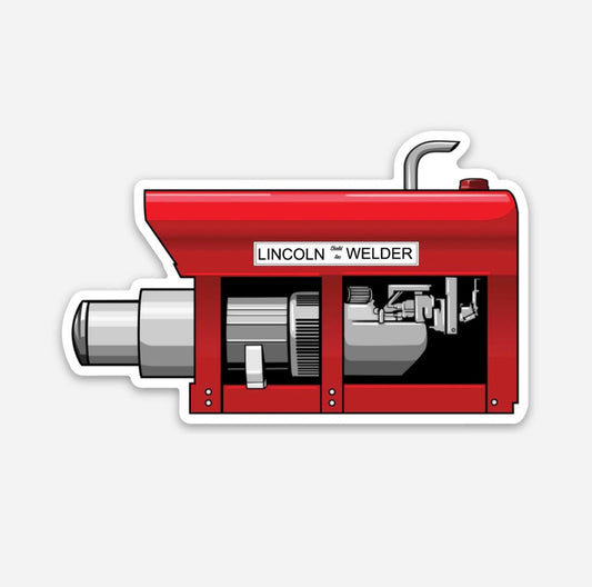 Lincoln Welding Machine Hardhat Sticker - Lincoln Welder Sticker | Knox
