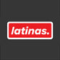 Latinas. Hardhat Sticker