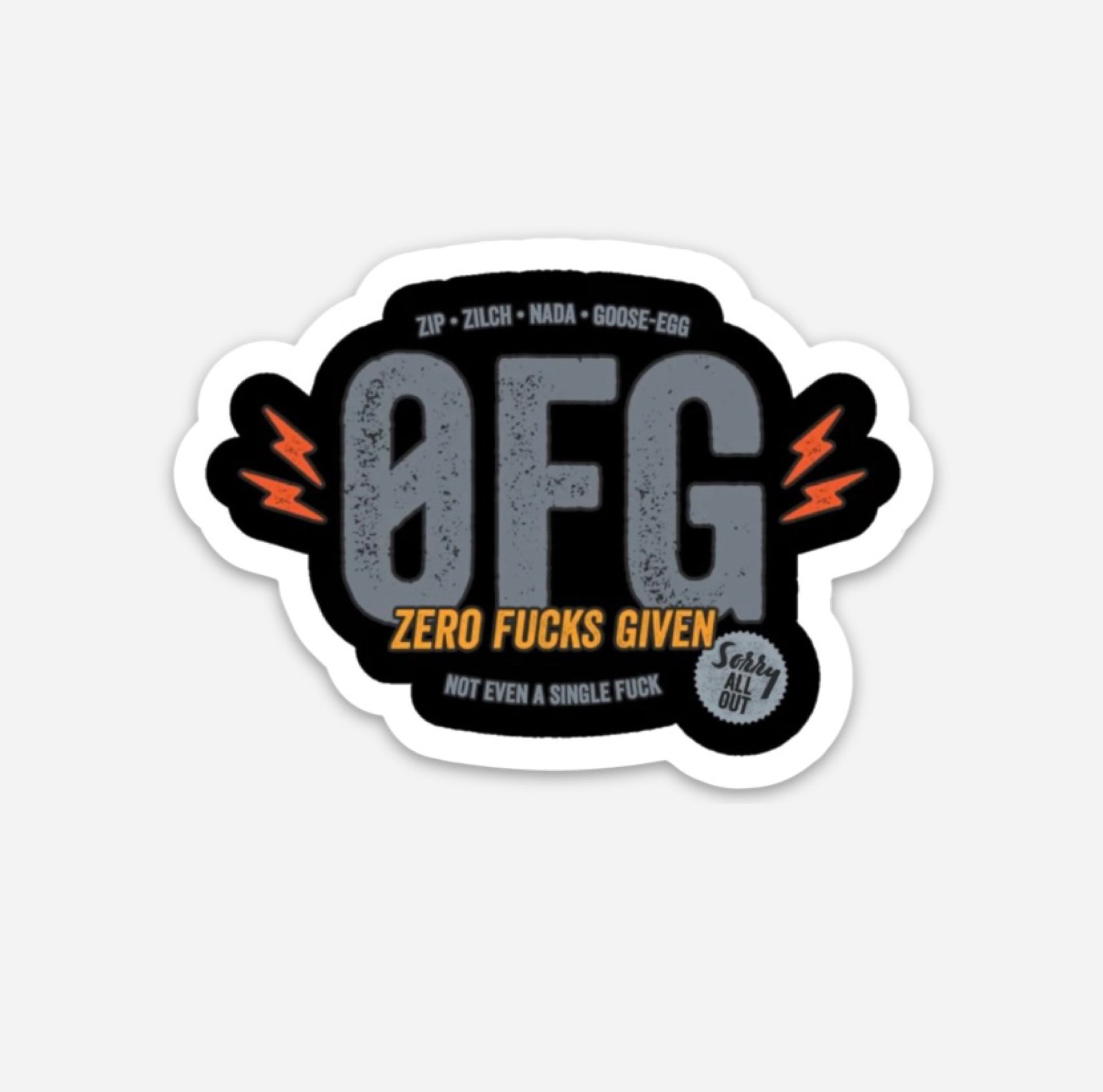 Hard Hat Sticker - 0FG Hardhat Stickers | Knox